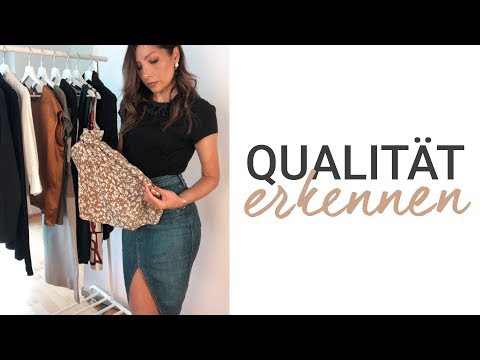 Wie man VOR dem Kauf schlechte Qualität bei Kleidung entlarvt | natashagibson