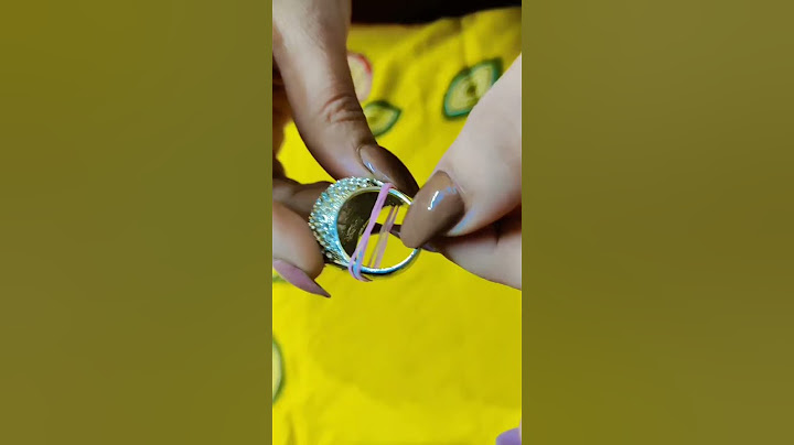 fashion hack. how to fix a lose ring