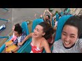 Canada's Wonderland Leviathan On-Ride hilarious reaction#🤪스릴만점# 세계에서 가장 무서운 놀이기구 순위 9위 雲霄飛車 阿密陀佛