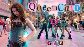 [KPOP IN PUBLIC] (G)I-DLE ((여자)아이들) _ QUEENCARD | Dance Cover by EST CREW from Barcelona