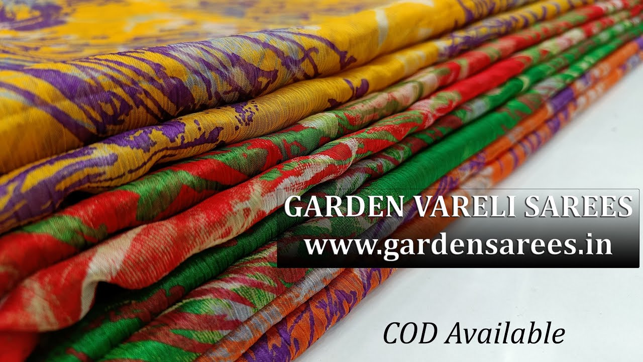 Garden Vareli Brand Nara Chiffon Sarees