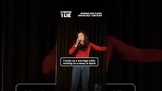Erin McKinnie - I broke up a marriage while working in Spain | 2 Truths 1 Lie @BBC