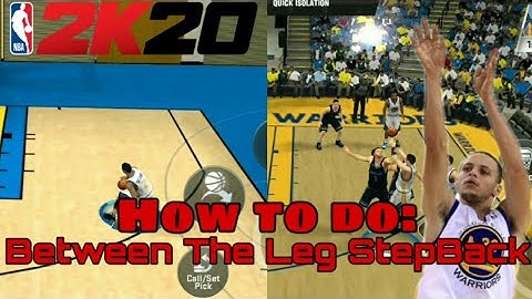 HOW TO DO:  BETWEEN THE LEG STEPBACK | NBA2K20 Mobile