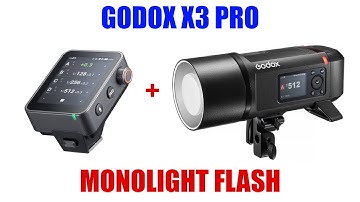 Godox X3 Pro Wireless Flash Trigger w/ Monolight Flash [ AD 600 Pro Connect/Link Tutorial ]