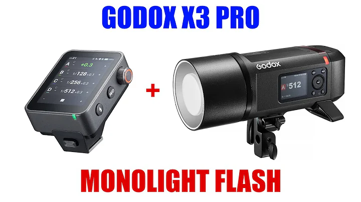 Godox X3 Pro Wireless Flash Trigger w/ Monolight Flash [ AD 600 Pro Connect/Link Tutorial ]
