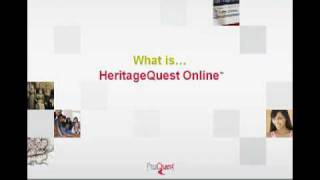 HeritageQuest Online Genealogy Research in 2 Minutes HeritageQuest Online Genealogy Research in 2 Minutes