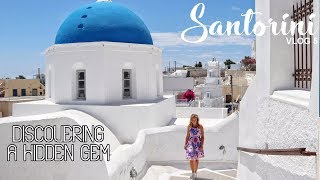 Discovering a hidden gem; Megalochori in Santorini - Vlog 5