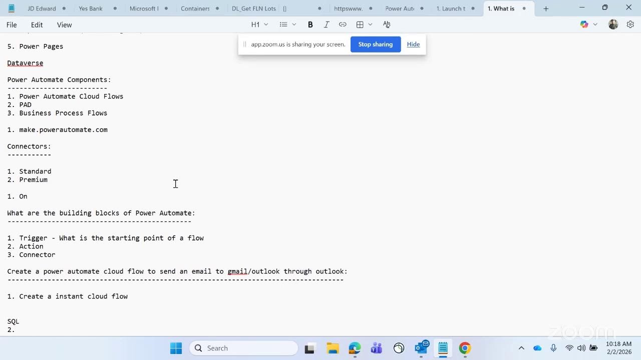 RPA Power Automate First Session - YouTube