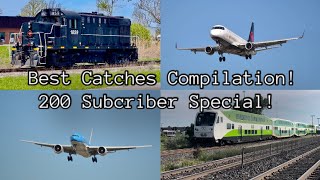 200 Subscriber Special!!! Best Catches Compilation!! Ft Trains And Planes