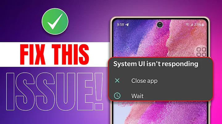How to Fix System UI Isn't Responding in Samsung Phones | Solve System UI Isn't Responding Error