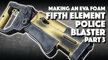 Making An EVA Foam 5th Element Police Blaster Part 3