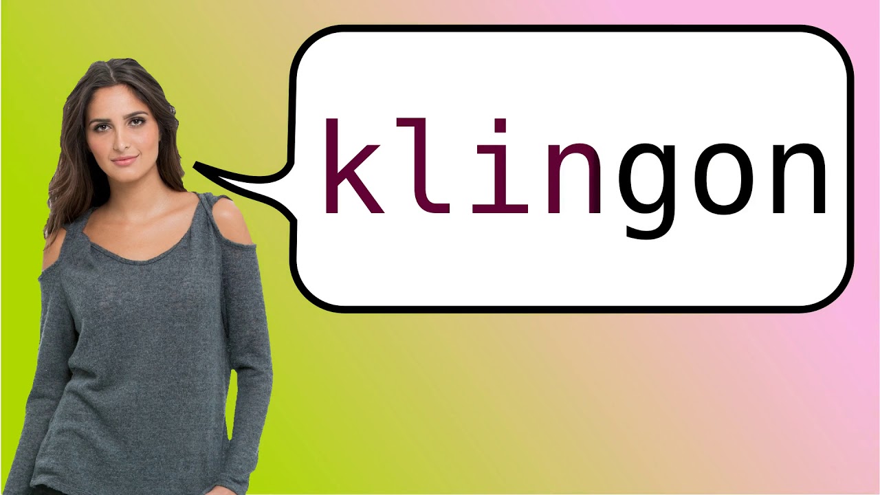 How To Say Klingon In French YouTube