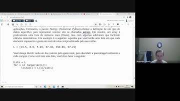 Vetores em Python - Numpy arrays