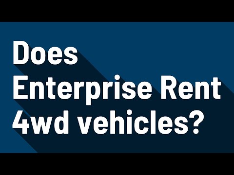 Video: Ar „Enterprise Rent AWD“transporto priemonės?