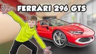 10-Year-Old @SupercarLuke Reviews the Ferrari 296 GTS: Faster Than Lightning! 🚗💨