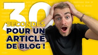 Comment Rédiger Rapidement un Article de Blog une Fiche de Collection ou une Fiche Produit ?