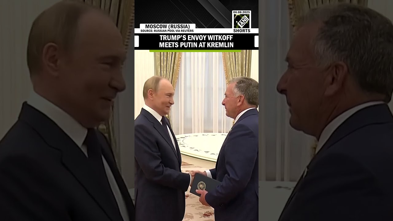  Big Smile Handshake Conversation Trump S Envoy Witkoff Meets Putin At Kremlin Russia