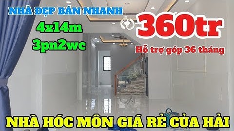TÀI CHÍNH THẤP đừng bỏ lỡ căn nhà này cuối Hóc Môn 4x14m 3pn2wc sổ riêng I Nhà đất Hóc Môn 2025