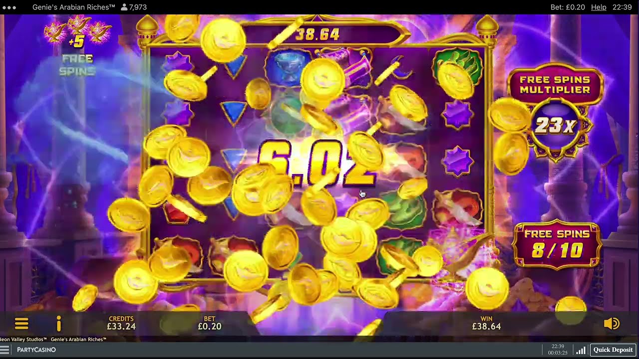 Genie Riches Casino Interface Preview