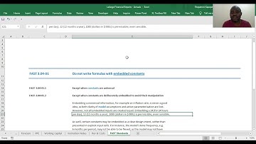 Financial Modeling| FAST Standard| FAST 3.040| Formula Clarity| 01--02