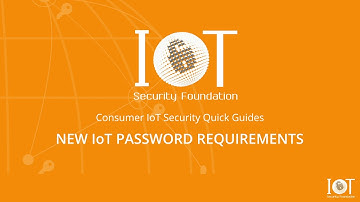 Universal Default Passwords Requirements in Consumer IoT