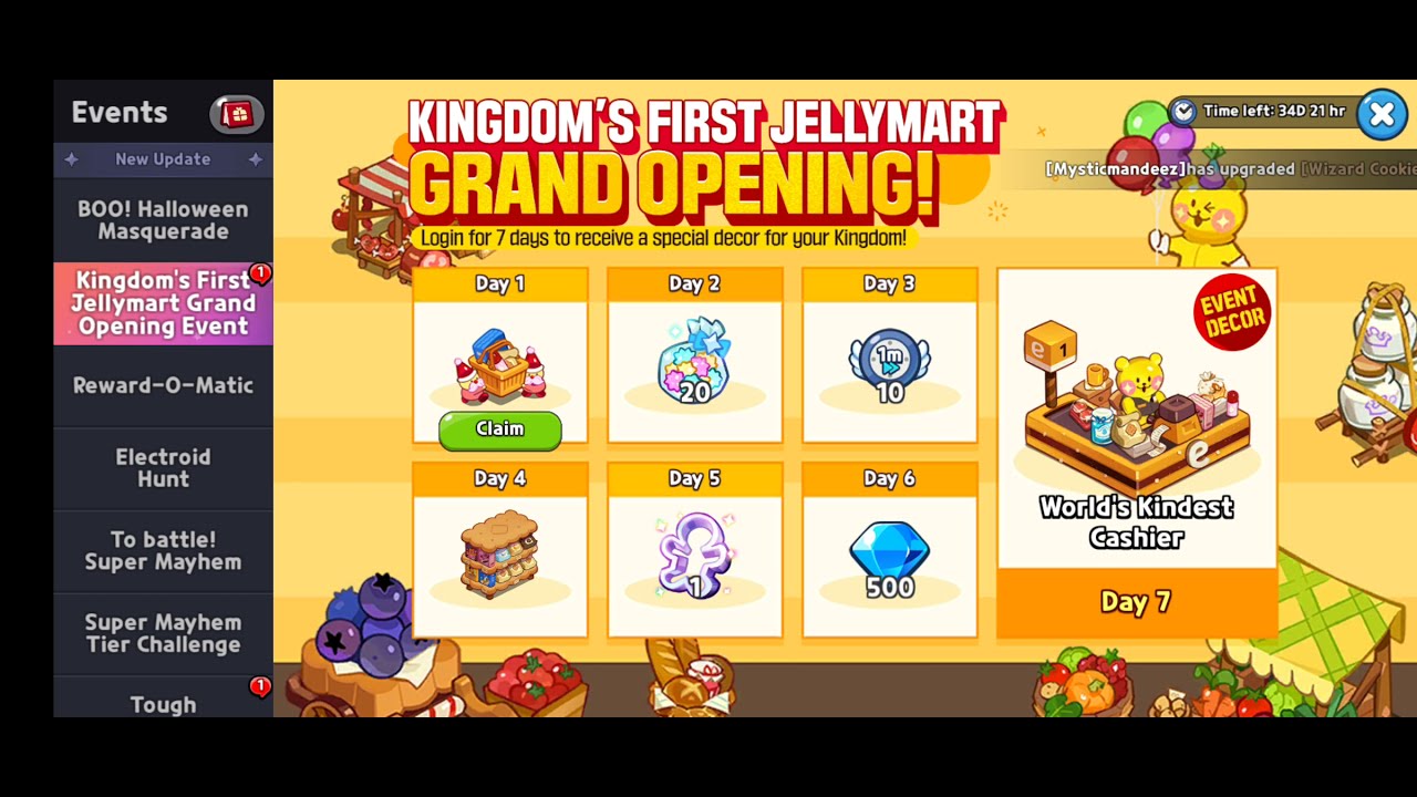 Event Kingdom s First Jellymart Grand Opening Cookie Run Kingdom Event Kingdom s First Jellymart Grand Opening Cookie Run Kingdom