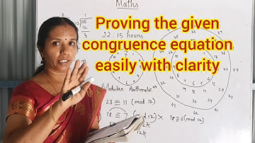 10th Maths Modular Arithmetic Exercise 2.3 Sum 8 Prove the given congruence equation @CLARITYMATHS  