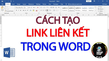 Cách tạo liên kết(link) trong word