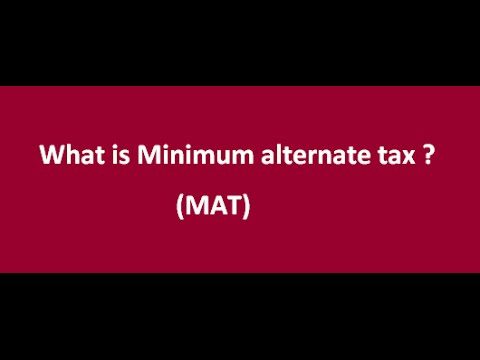 Understanding Minimum Alternate Tax- Most Easy Way