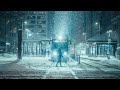 4K Snowfall in New York City Walk - City Sounds, NYC Snow Storm walk video