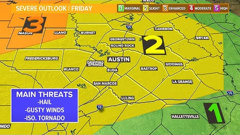Live Radar: Tracking severe storm potential Friday night | KVUE