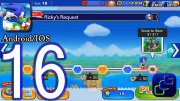 Sonic Runners Android iOS Walkthrough - Part 16 - Episode 14: Ricky