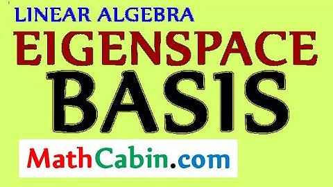 🔠 Basis for Eigenspace of Matrix problem ! ! ! ! !