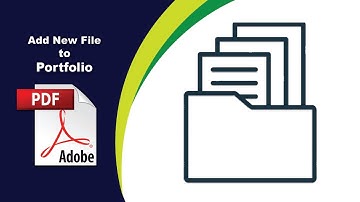 How to Add a New File to a PDF Portfolio Using Adobe Acrobat Pro DC