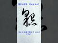 草書の一文字 - この漢字、読めますか？コメントで教えてね 694｜Cursive Calligraphy #shodo #calligraphy #art #书法 #서예 #書道 #書法