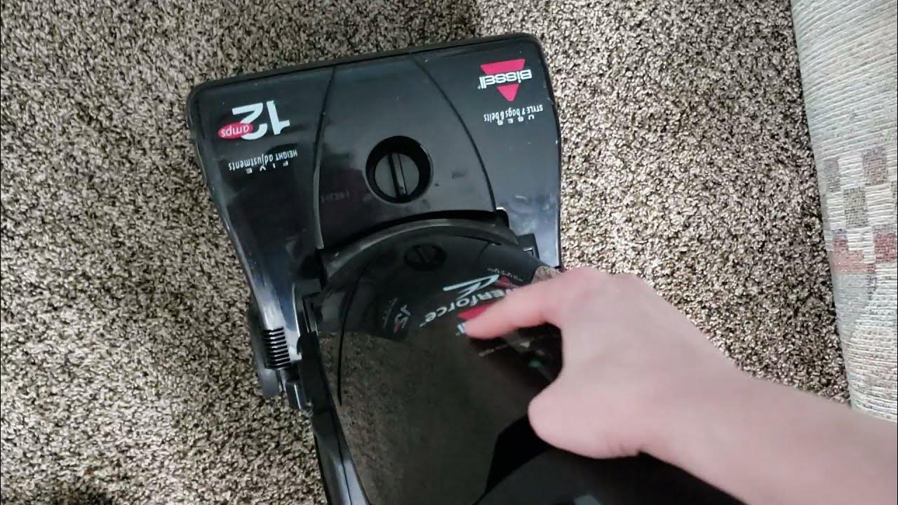 Bissell PowerForce (35221) Vacuuming New Carpet YouTube