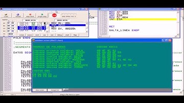 Programa en EMU8086