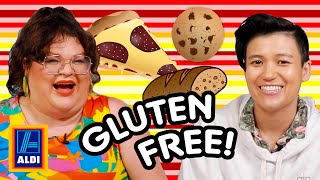 Kristin & Jen Try every Aldi's Gluten Free Food | Kitchen & Jorn