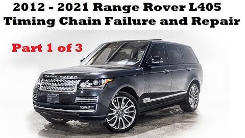 2012 - 2021 Land Rover Range Rover L405 5.0L Timing Failure and Repair - PART 1 of 3 - Tear Down