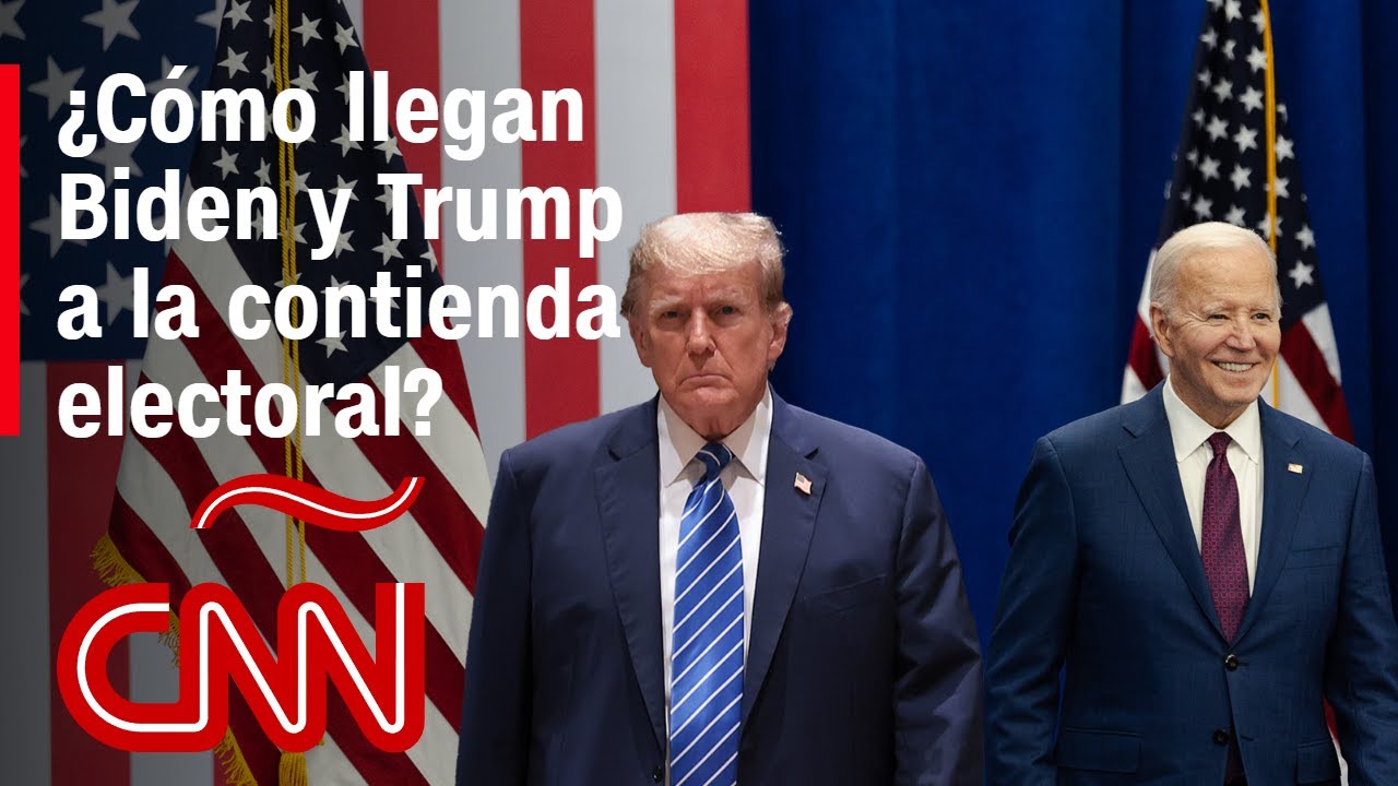 ⁣Contienda electoral en Estados Unidos: ¿cómo llegan Biden y Trump?