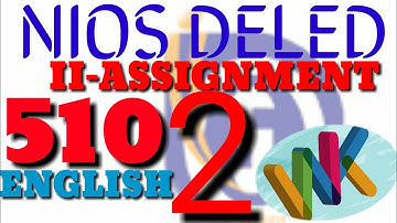 510 ASSIGNMENT-2 English #ANDY