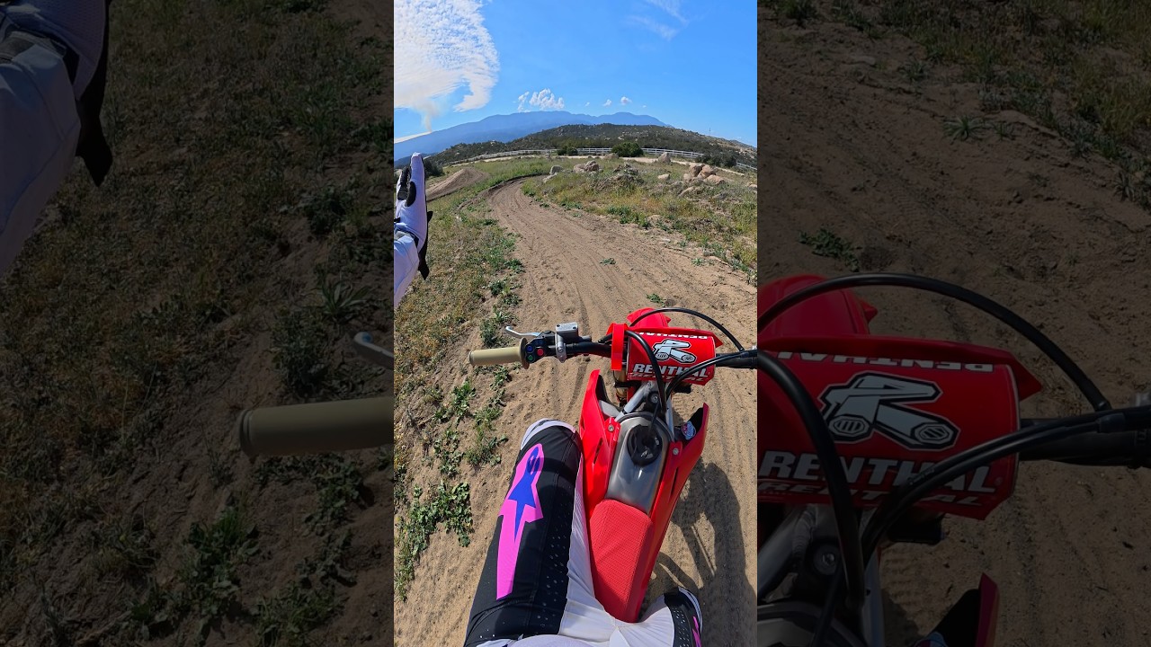 Трек-день на трассе с мотоциклом CRF450RWE 2026 года 🔥