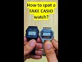 How to spot a FAKE Casio watch? #fake #casio #vintage #watches #original