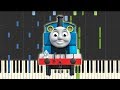 Thomas the tank engine  theme song piano tutorial synthesia