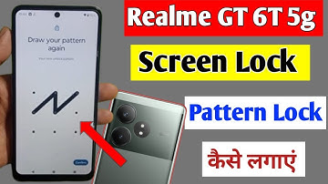 Realme gt 6t me screen lock kaise lagaye | how to set screen lock in Realme gt 6t