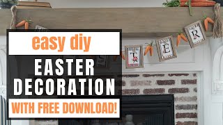 Quick & Easy EASTER DECORATION using Dollar Tree inspired items
