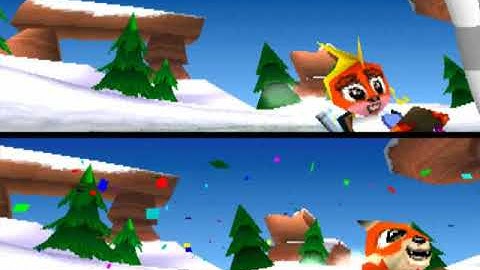 CTR - Crash Team Racing ps1 part 6 (player 1 vs player 2)