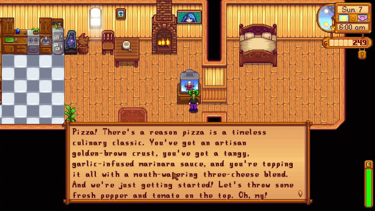 How to learn Pizza Cooking recipe - Stardew Valley - YouTube