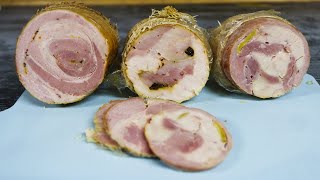 видео: МЯСНОЙ РУЛЕТ НА НОВОГОДНИЙ СТОЛ картинка: МЯСНОЙ РУЛЕТ НА НОВОГОДНИЙ СТОЛ