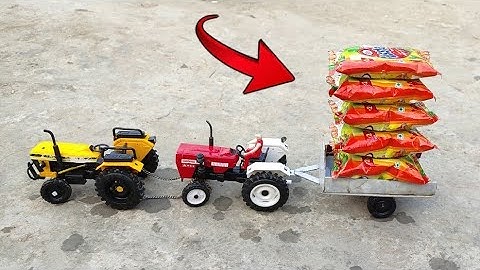 Diy Tractor Stuck In Mud With Passta Mini Science project |l @Mini Creator||Keepvilla || @CS TOY